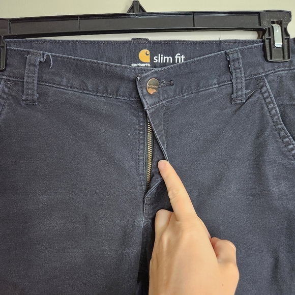 Carhartt Women's Blach Slim Fit Construction Work Pants Size 8 Regular - Picture 7 of 16
